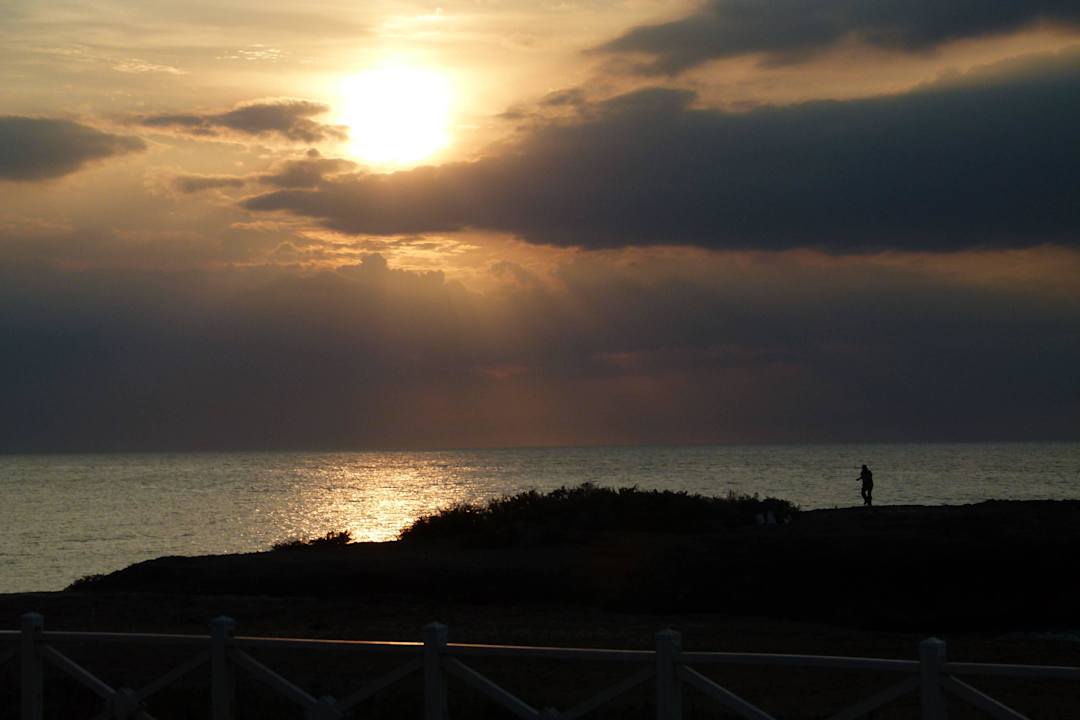 Sonnenuntergang von Zimmerterrasse aus Sirenis Tropical Varadero