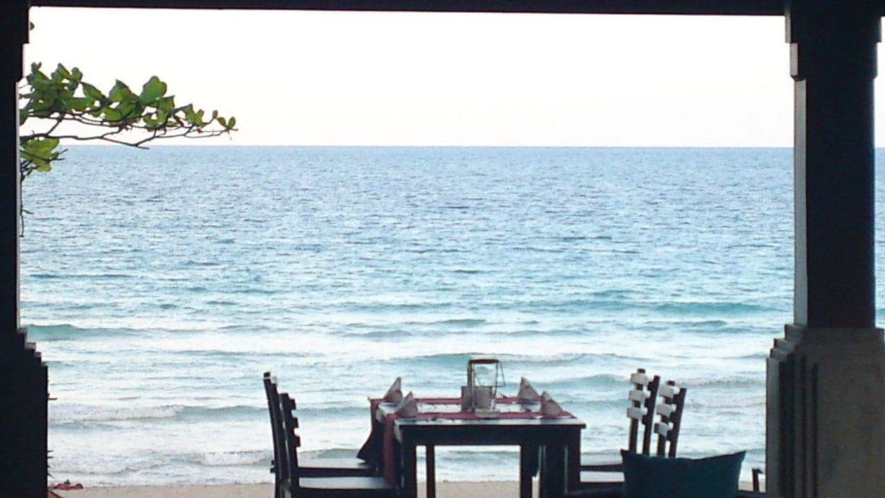 Blick vom Speiseraum/Bar The Fair House Beach Resort