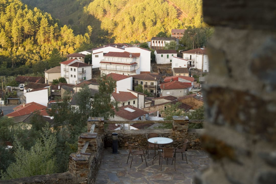 Terraza Hospederia Hurdes Reales