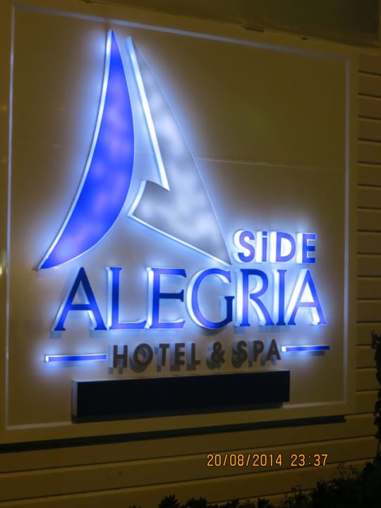 Wo sind die Sterne? Es gibt wohl keine! Side Alegria Hotel & Spa - Adults only +16