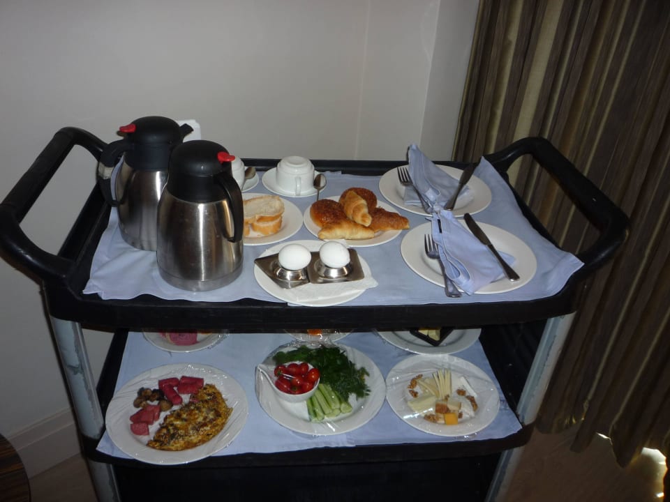 Frühstück auf demZimmer Aydinbey Kings Palace & Spa