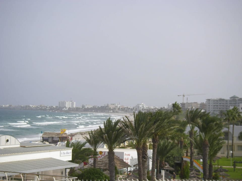 Vom Balkon aufgenommen El Mehdi Beach Resort