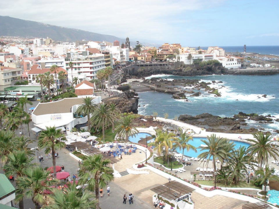 Blick vom Dachpool Hotel ValleMar