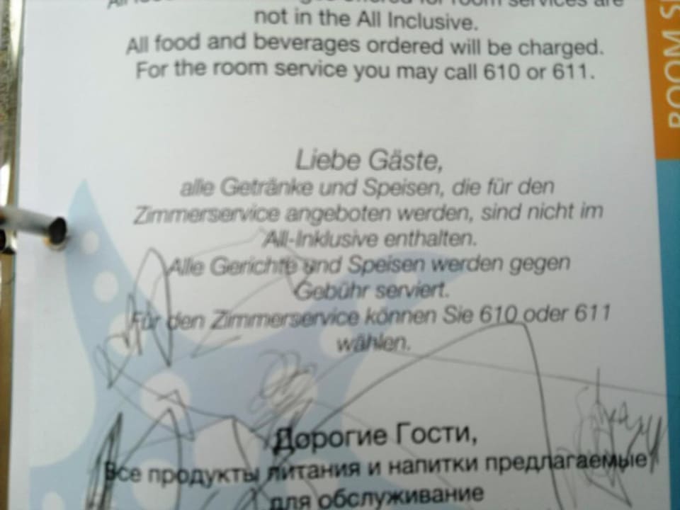 Zimmererläuterungen TUI BLUE Xanthe