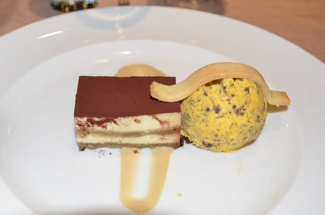 Tiramisu im ital. Restaurant Catalonia Playa Maroma