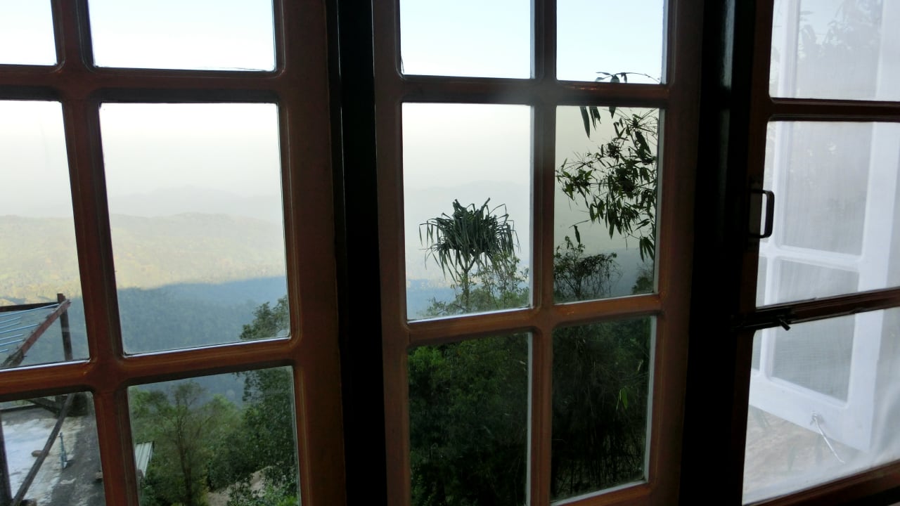 Ausblick von unserem Zimmer Mountain Top Hotel