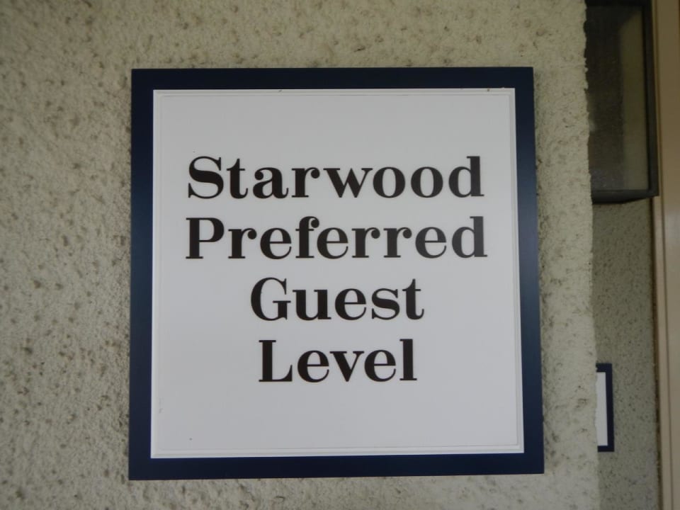 Starwood Preferred Guest Level Hotel Sheraton Kauai