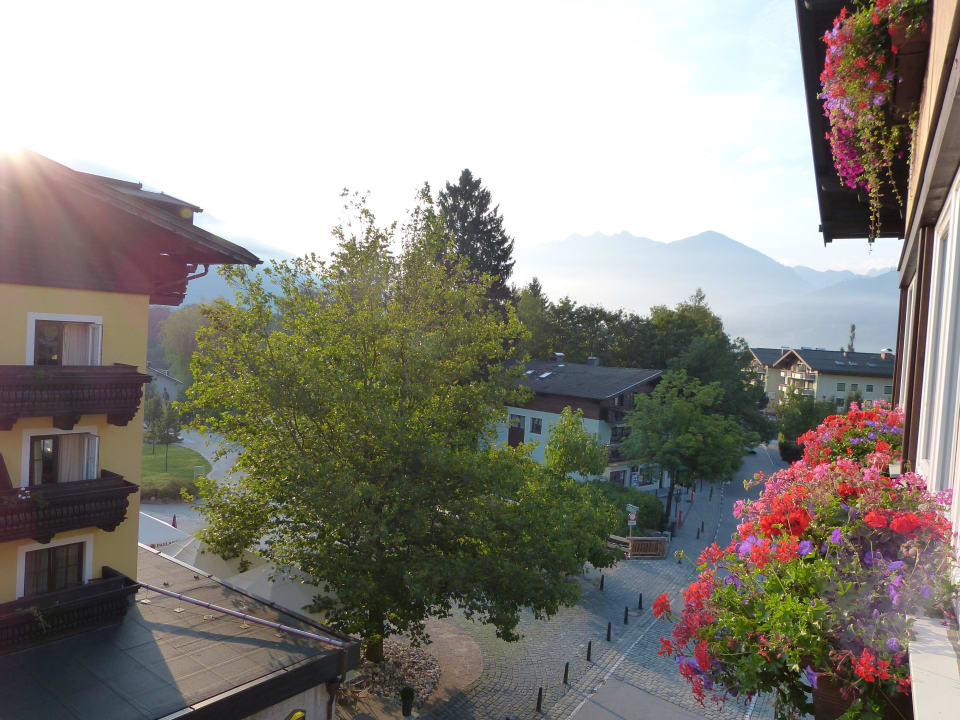 Blick vom Balkon  Hotel Der Schütthof