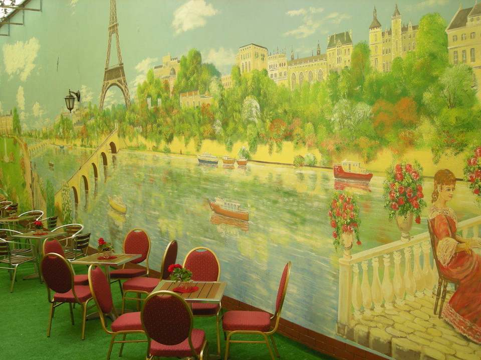 Urokliwe patio Hotel Sekwana