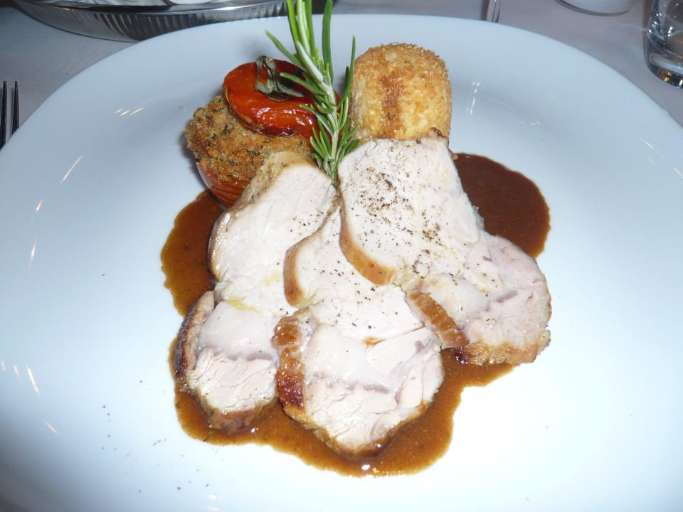 Hauptspeise beim 4-Gang-Wahlmenue Hotel Serpiano Wellness & SPA