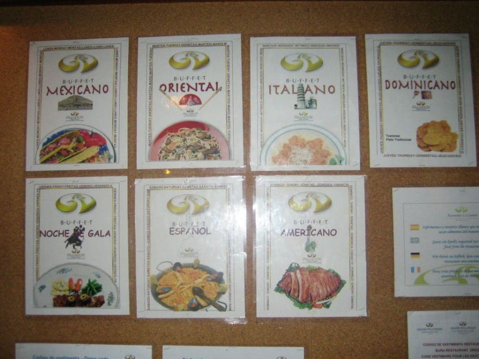 Die Themenabende zum Essen! Grand Palladium Select Bávaro Resort & Spa