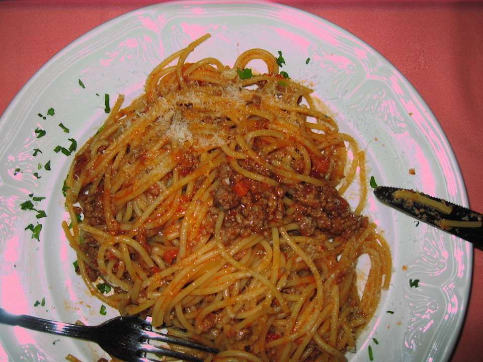 Abends die Vorspeise Hotel Krone