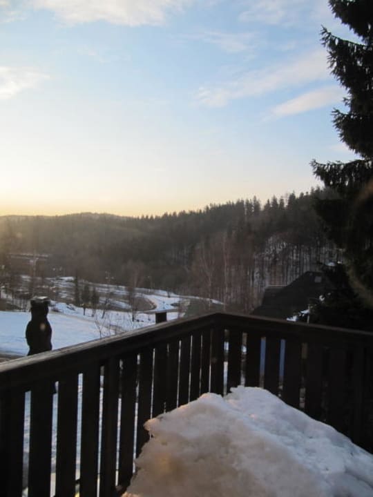 Widok z pokoju nr 12 Hotel Luční Dům