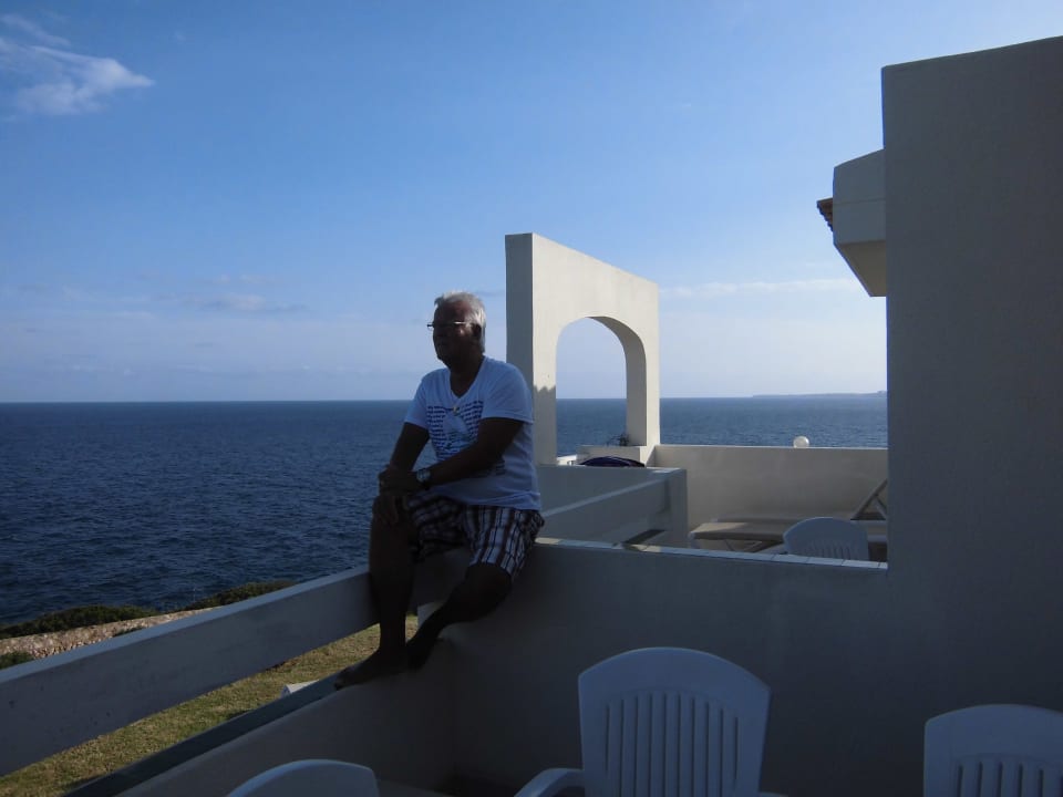 VOM BALKON AUS blau punta reina