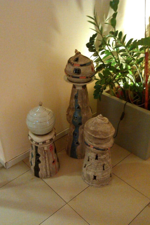 Türme im Eingangsbereich Hotel Bayern Vital