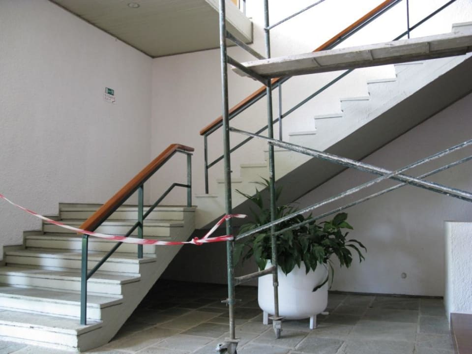 Gesperrter Treppenaufgang Hotel Amalia Delfi