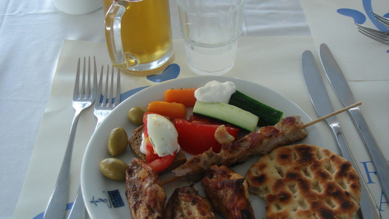 Lecker Mittagessen Hotel Zorbas Beach