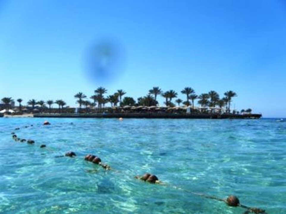 Blick auf die Lagune vom Meer aus Arabia Azur Resort