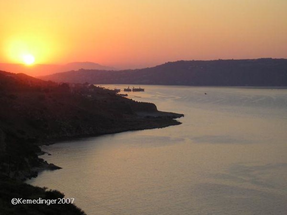 Abendlicher Ausblick Apartments Akrimios