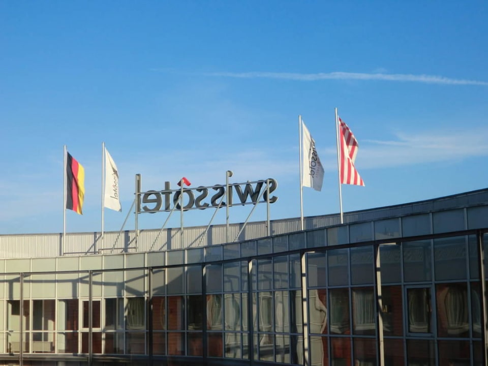 Ausblick in den Innenhof Dorint Hotel Bremen