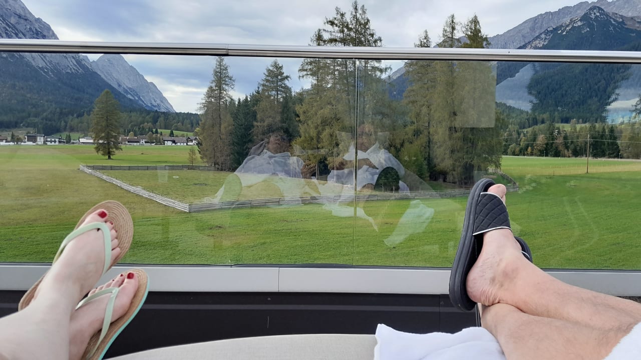 Ausblick Alpenhotel Karwendel