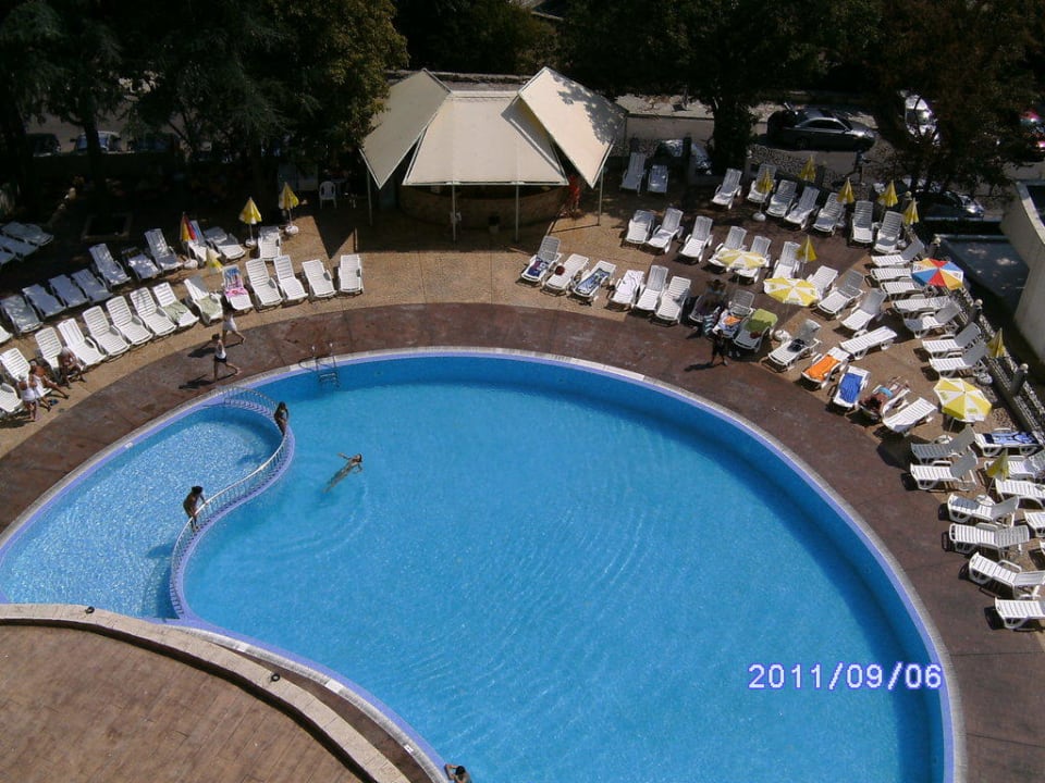 Blick vom Balkon Elena Hotel