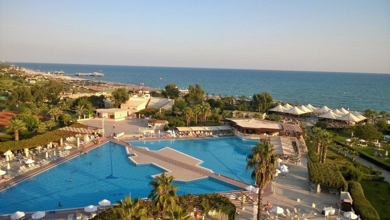 Blick vom ZImmer auf Anlage Kaya Belek Hotel