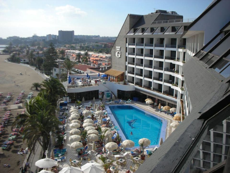 Blick vom Balkon aufs Hotel Don Gregory Don Gregory by Dunas
