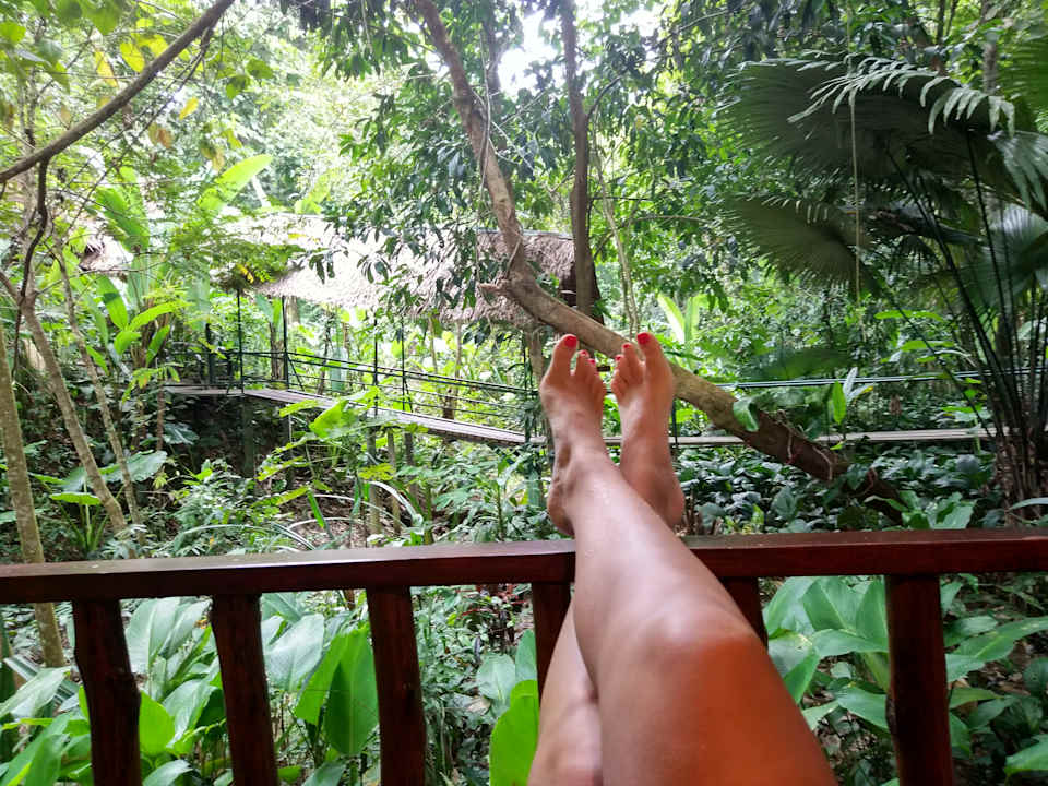 Gartenanlage Hotel Khao Sok River Cottages