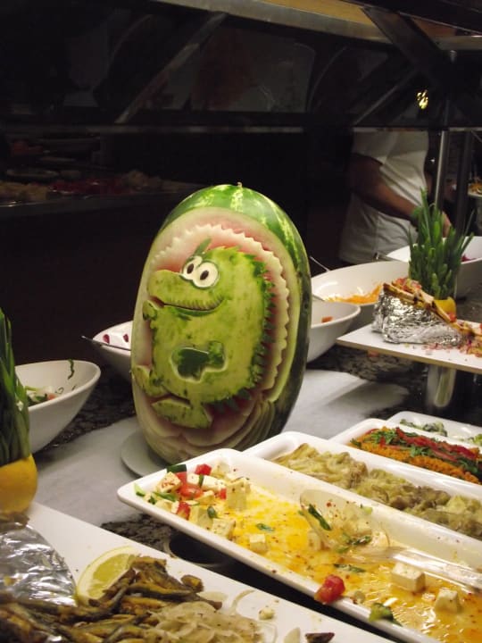 Melonenschnitzereien Side Mare Resort & Spa