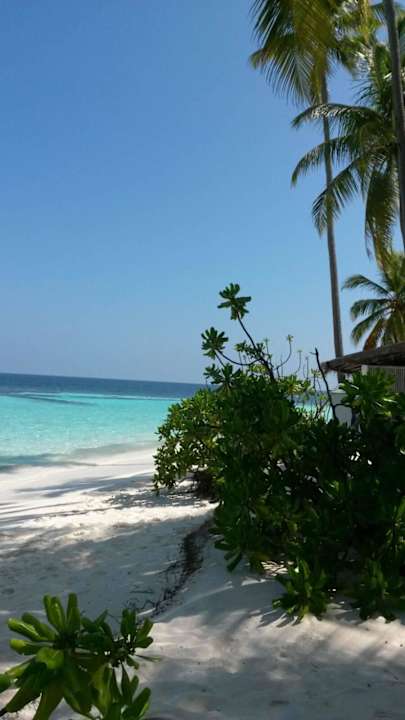 Unser Ausblick vom Zimmer 128  Angaga Island Resort