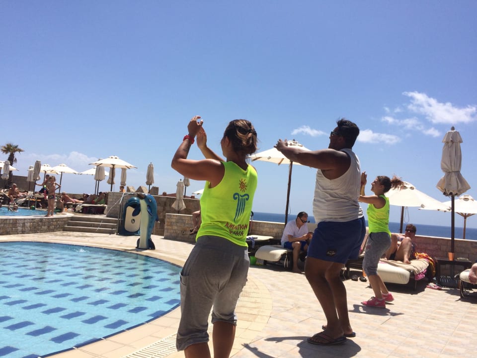 Zumba am Pool Hotel Kalithea Horizon Royal