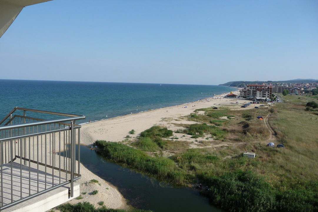 Blick aus dem Zimmer am Tag der Anreise Sol Luna Bay
