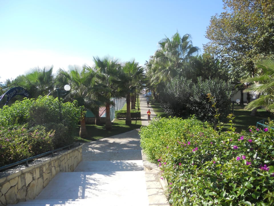 Weg zum Strand Hotel Miramare Beach