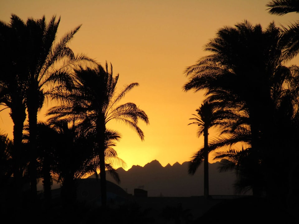 Wunderschöner Sonnenuntergang Ali Baba Palace Hotel