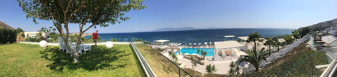 Terrassen Aussicht  Dimitra Beach Hotel & Suites