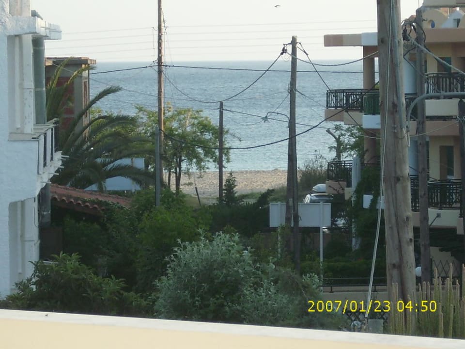 Blick vom Balkon Haus Badis