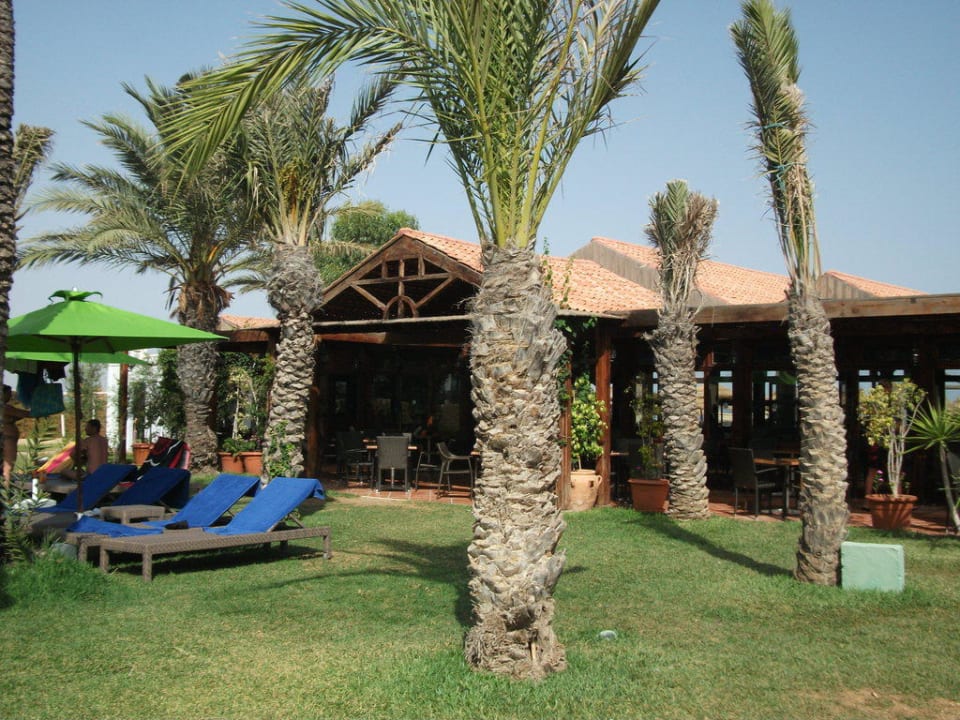 Liegewiese und Strandbar Hotel Rosa Beach