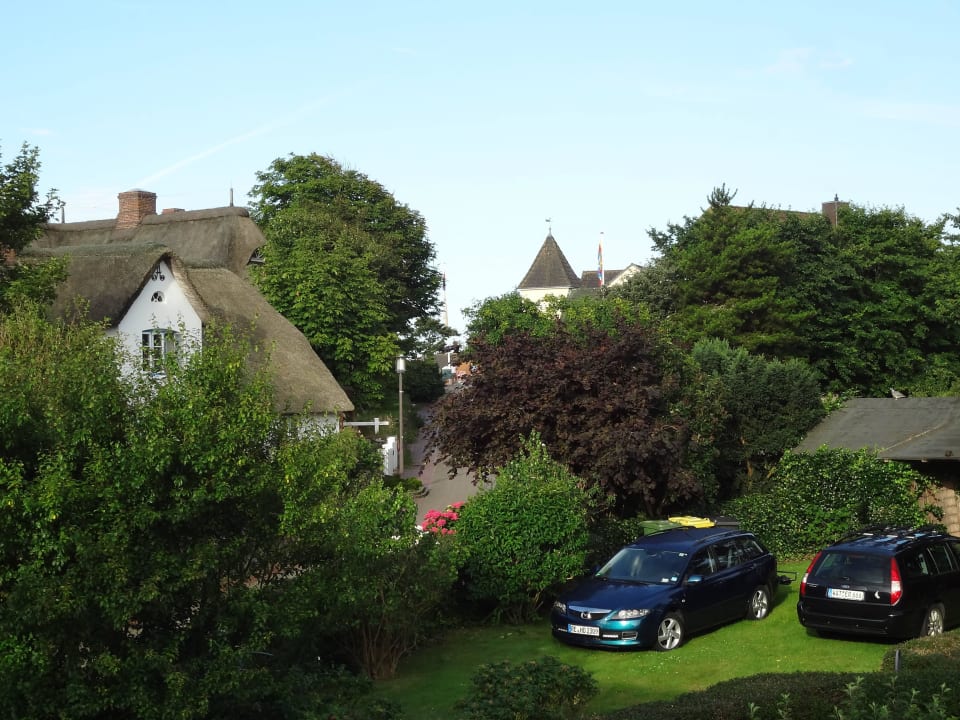Von EZ 8 im 1. Stock - Blick Richtung Dorf  Pension Haus Auguste