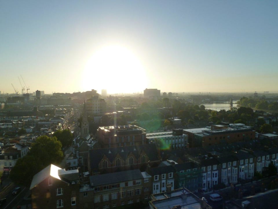 Ausblick am Morgen Hotel Premier Inn London Hammersmith