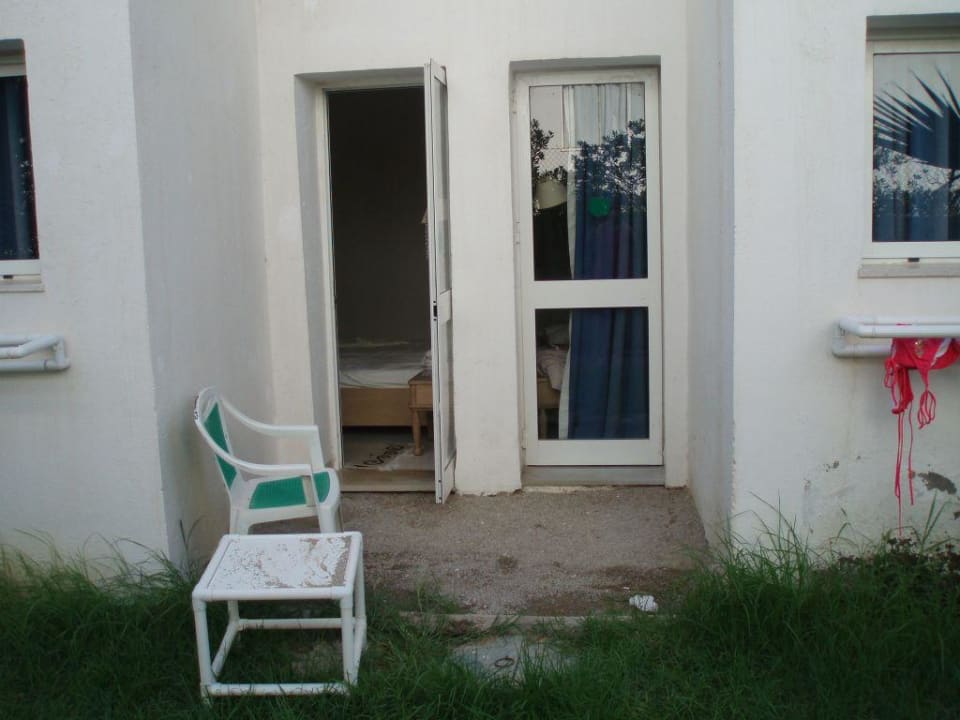 Blick auf unsere "Terrasse" Palmyra Golden Beach