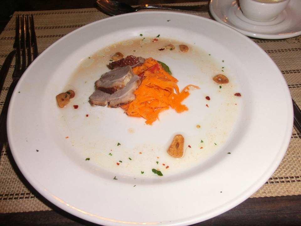 Sehr leckeres Abendessen Hotel Coconut Beach Club