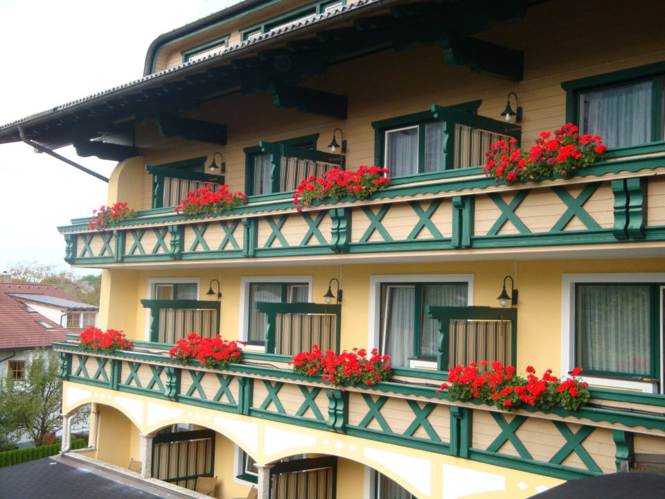 Blick aus dem Zimmerfenster Hotel Hubertushof