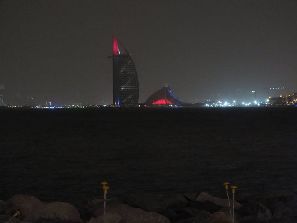 Ausblick auf Burj al Arab Anantara The Palm Dubai Resort