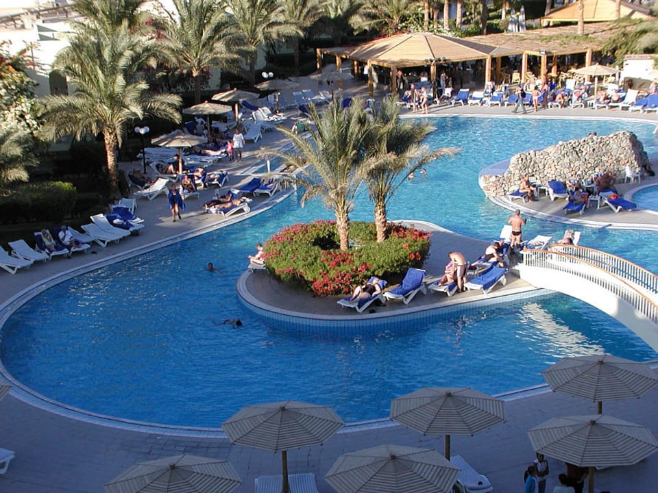 Anlage vom Dach Palm Beach Resort