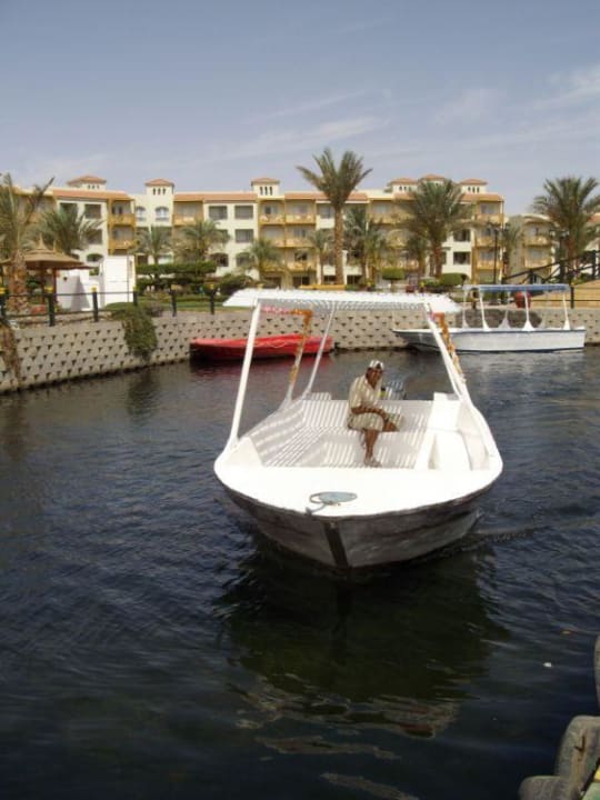 Das Taxi Boot kommt Pickalbatros Dana Beach Resort - Hurghada