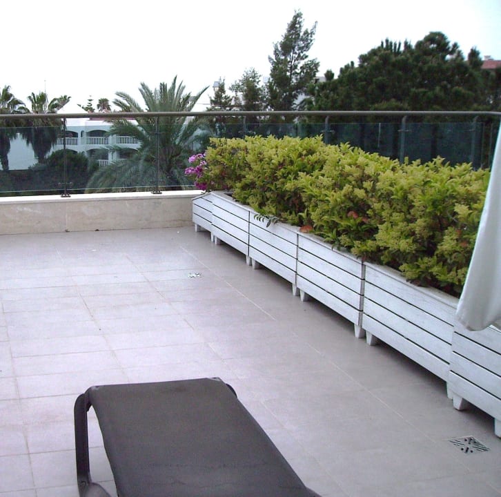 Terrasse am de Luxe-Zimmer Side Star Elegance