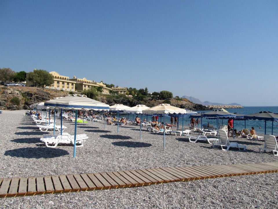 Strand vor dem Hotel Lindos Royal Resort