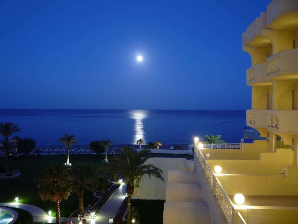 Vollmondnacht Balkon Zimmer 1214 Rodos Palladium Leisure & Wellness