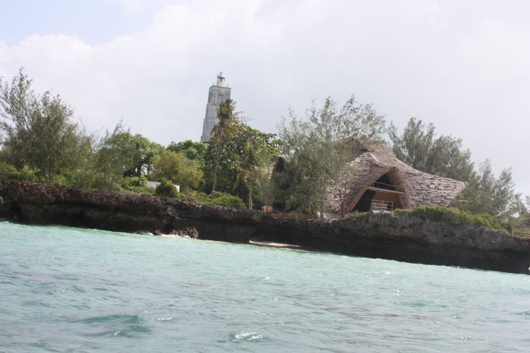 Vom Boot aus Hotel Chumbe Island Lodge